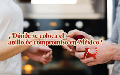 ¿Dónde se coloca el anillo de compromiso en México?